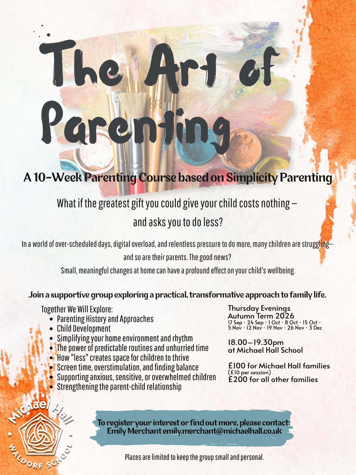 The Art of Parenting 10 week course